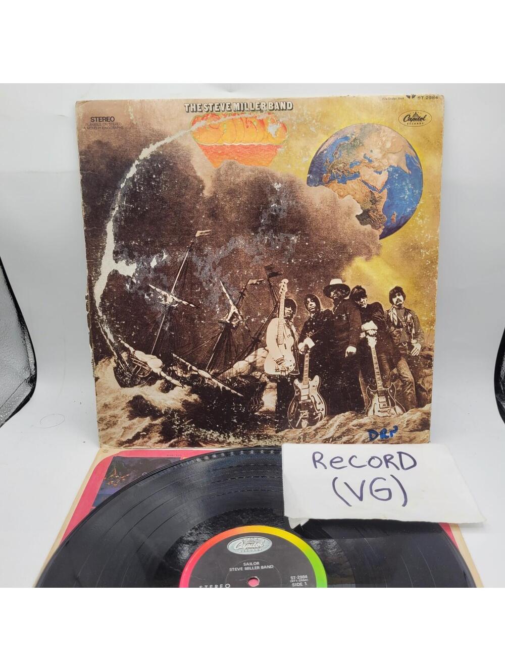 STEVE MILLER BAND LP SAILOR 1968 US CAPITOL COLORBAND LBL 1ST PRESSING VG